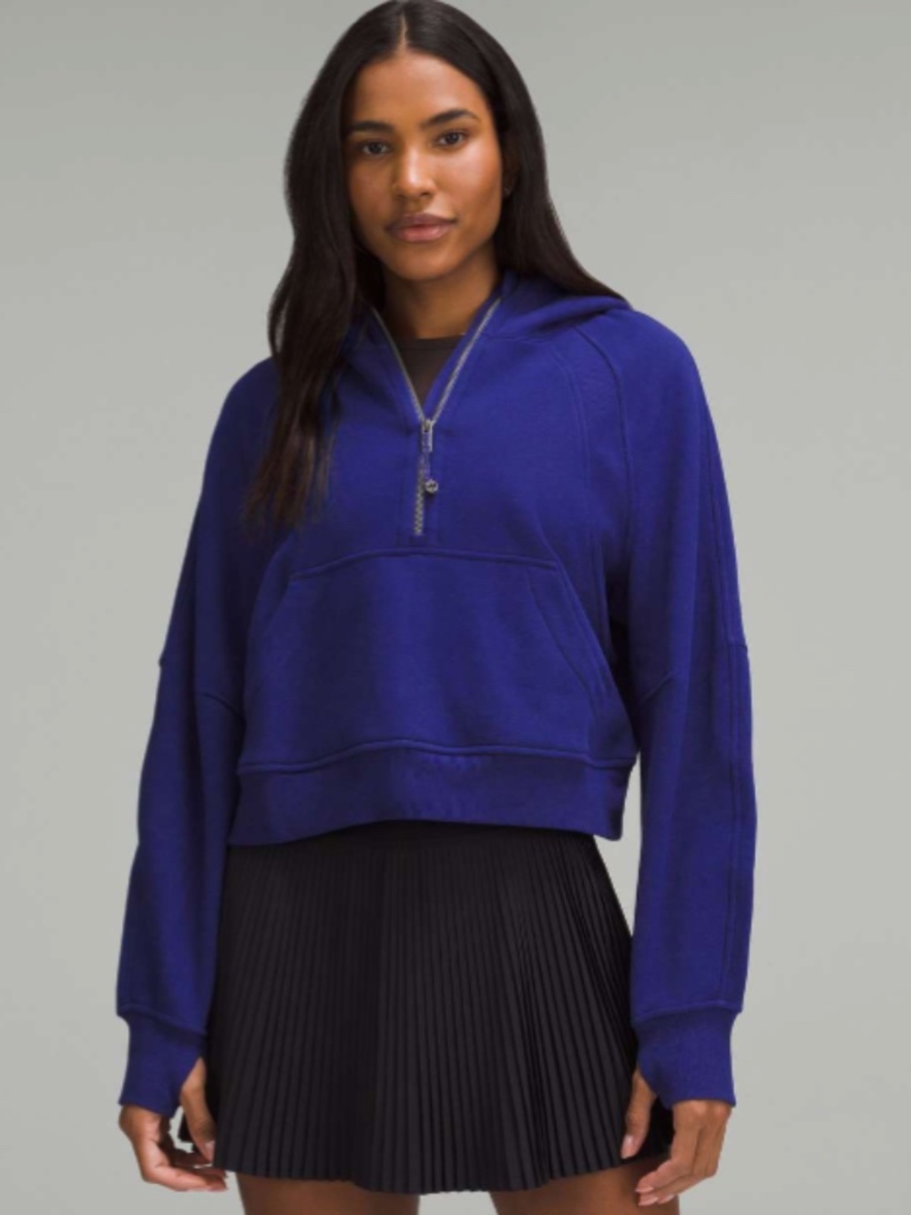Lululemon Scuba Oversized Half-Zip Hoodie Larkspur Size M/L